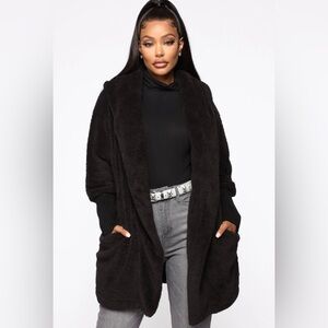 Fashion Nova Teddy oh baby jacket